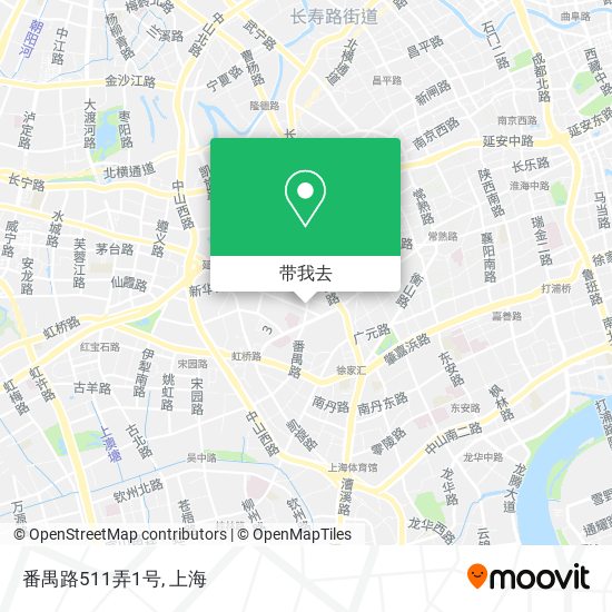 番禺路511弄1号地图