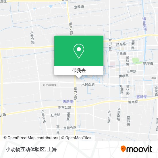 小动物互动体验区地图