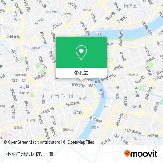 小东门地段医院地图
