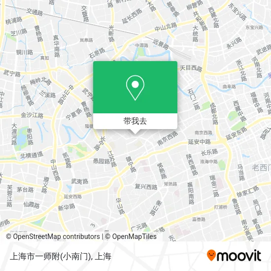 上海市一师附(小南门)地图