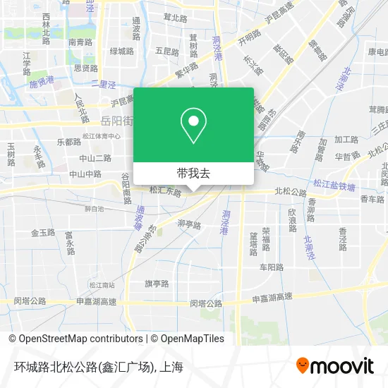环城路北松公路(鑫汇广场)地图