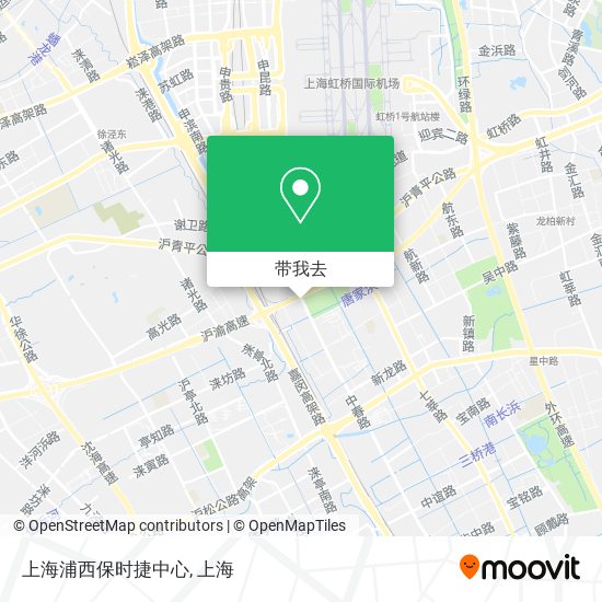 上海浦西保时捷中心地图