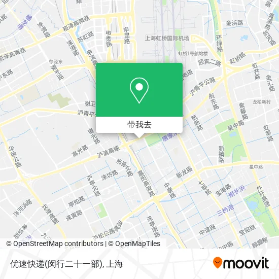 优速快递(闵行二十一部)地图