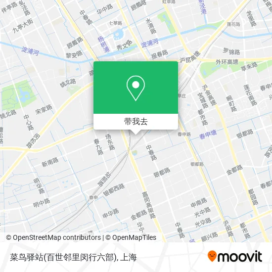 菜鸟驿站(百世邻里闵行六部)地图
