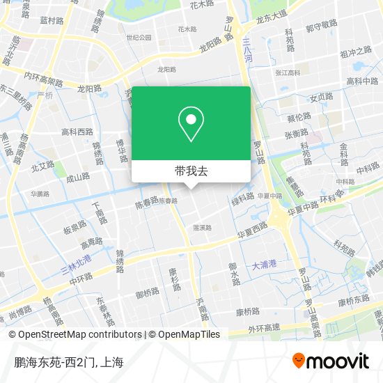 鹏海东苑-西2门地图