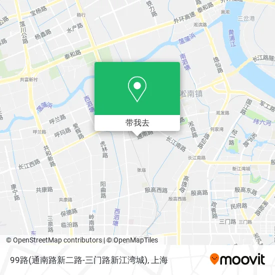 99路(通南路新二路-三门路新江湾城)地图