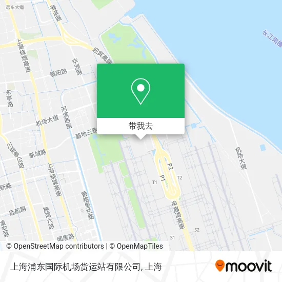 上海浦东国际机场货运站有限公司地图