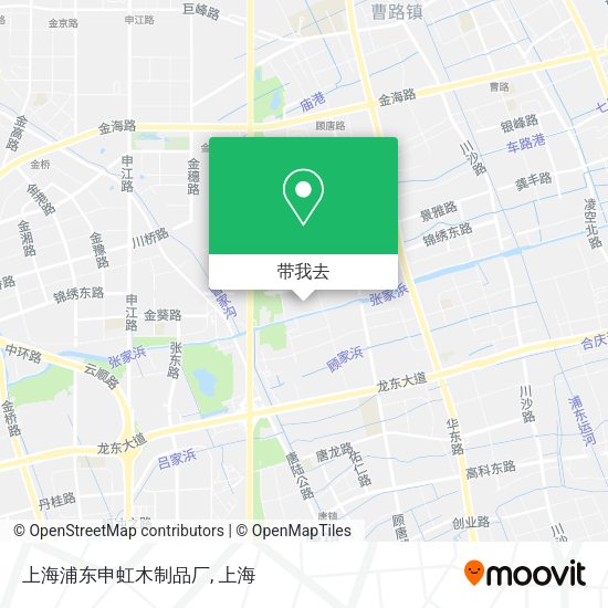 上海浦东申虹木制品厂地图