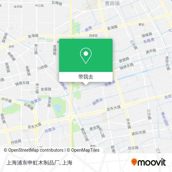 上海浦东申虹木制品厂地图