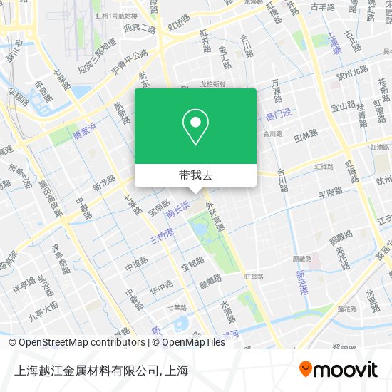 上海越江金属材料有限公司地图