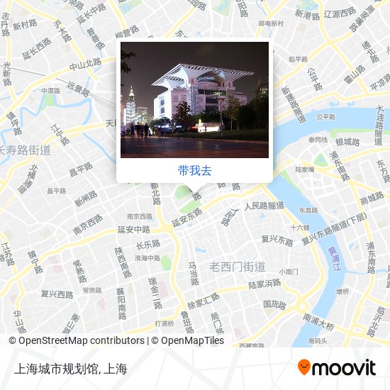 上海城市规划馆地图