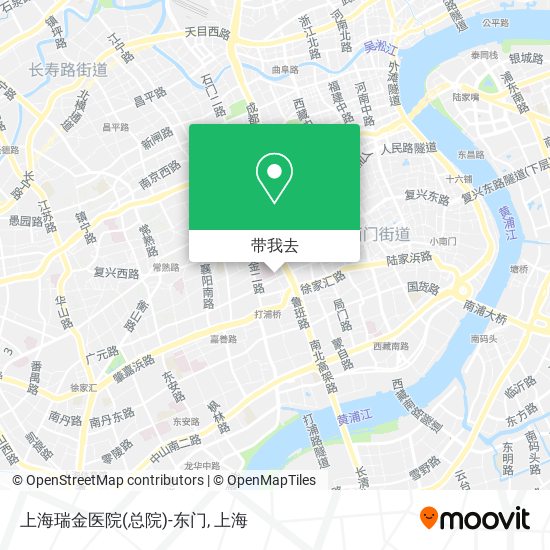 上海瑞金医院(总院)-东门地图