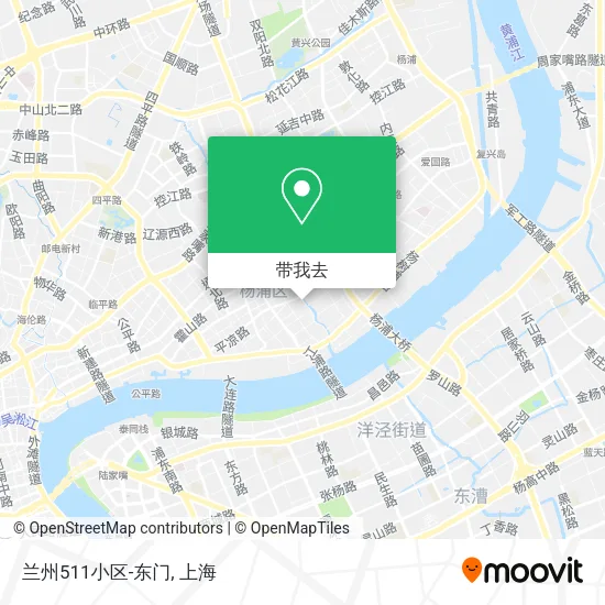 兰州511小区-东门地图