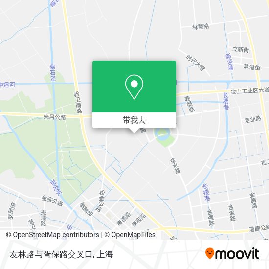 友林路与胥保路交叉口地图