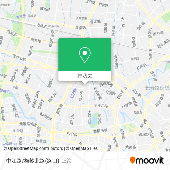 中江路/梅岭北路(路口)地图