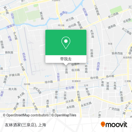 友林酒家(三泉店)地图