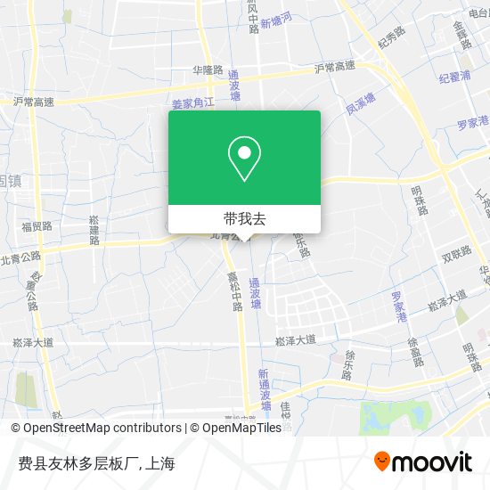 费县友林多层板厂地图