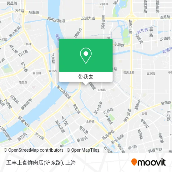 五丰上食鲜肉店(沪东路)地图