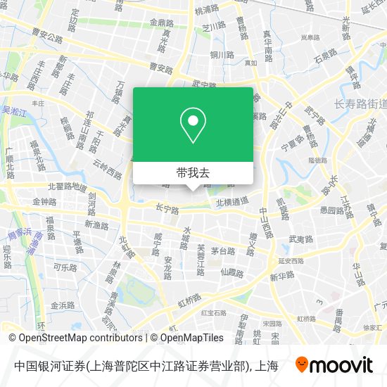 中国银河证券(上海普陀区中江路证券营业部)地图