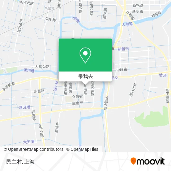 民主村地图