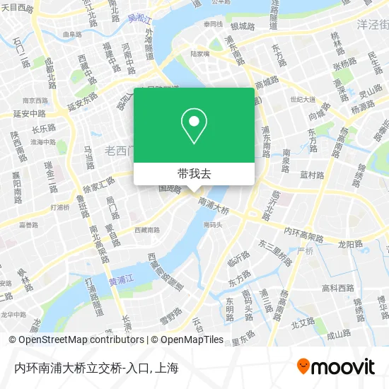 内环南浦大桥立交桥-入口地图