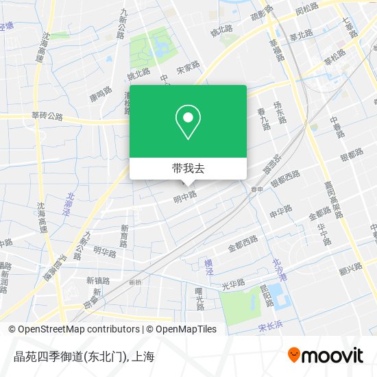 晶苑四季御道(东北门)地图