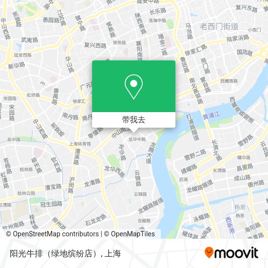 阳光牛排（绿地缤纷店）地图