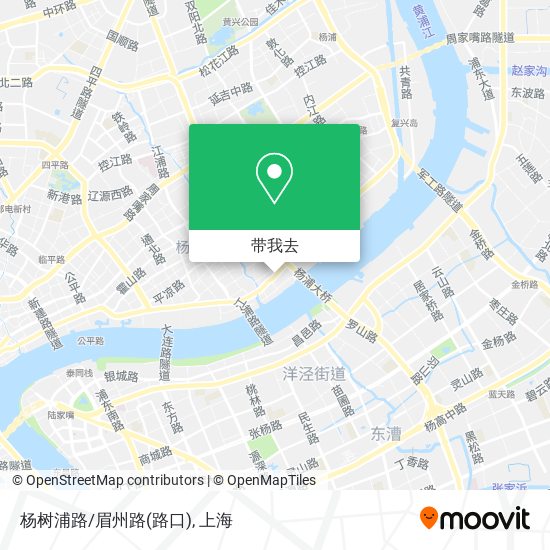 杨树浦路/眉州路(路口)地图