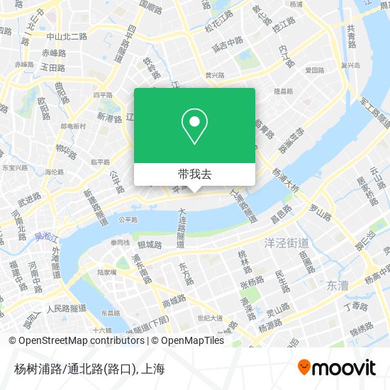 杨树浦路/通北路(路口)地图