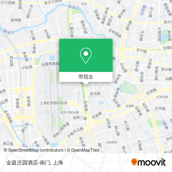 金庭庄园酒店-南门地图