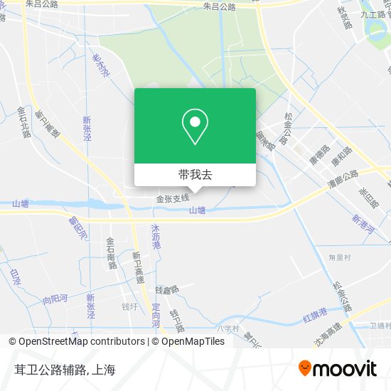 茸卫公路辅路地图