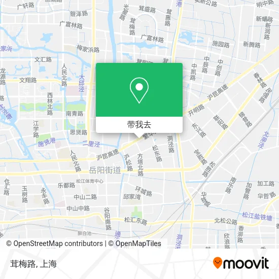 茸梅路地图
