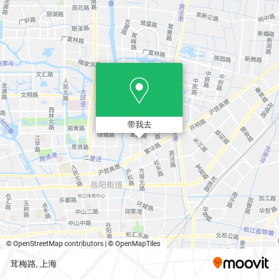 茸梅路地图