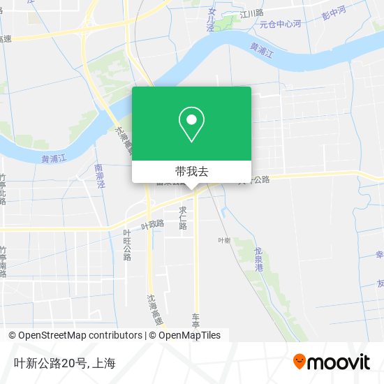 叶新公路20号地图
