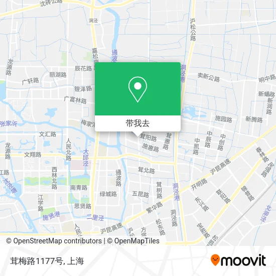 茸梅路1177号地图