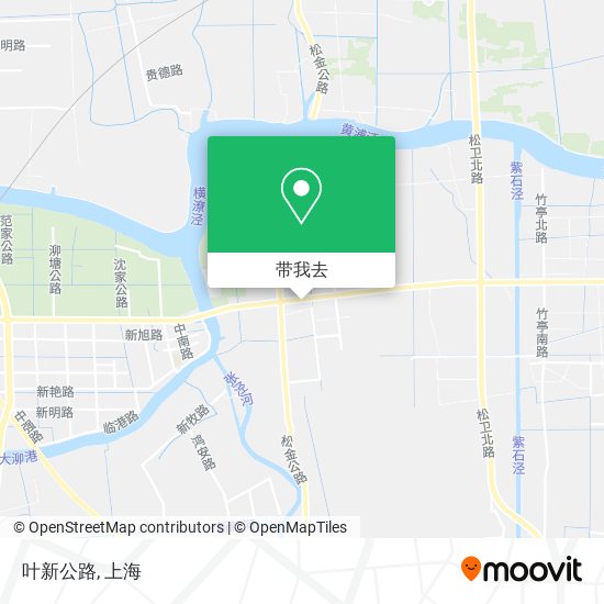 叶新公路地图
