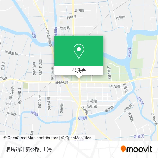 辰塔路叶新公路地图