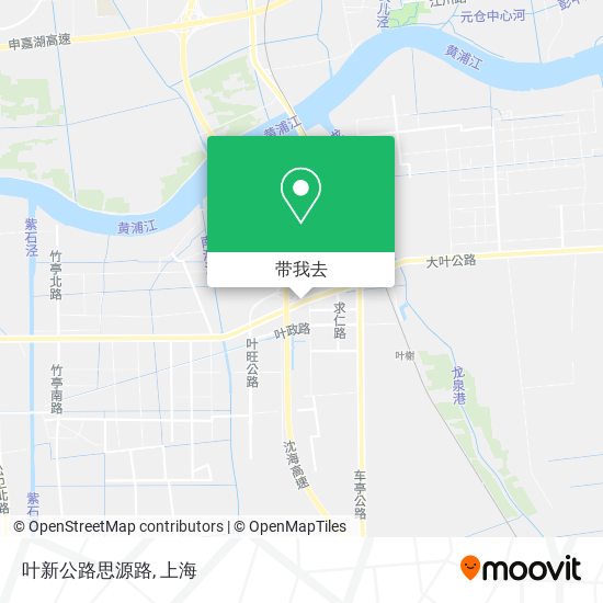 叶新公路思源路地图