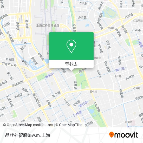 品牌外贸服饰w.m地图