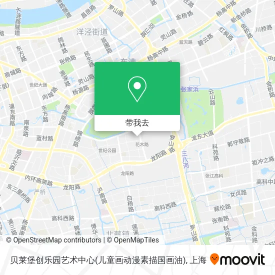 贝莱堡创乐园艺术中心(儿童画动漫素描国画油)地图