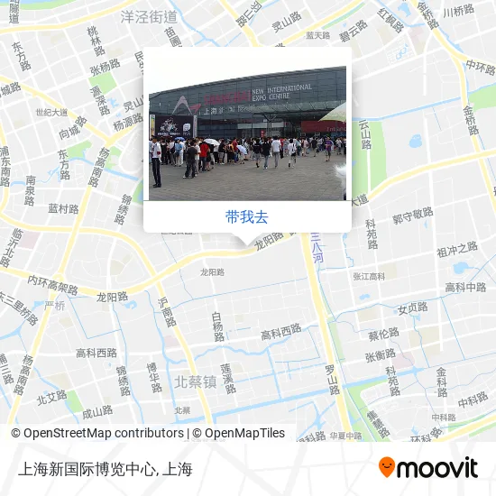 上海新国际博览中心地图
