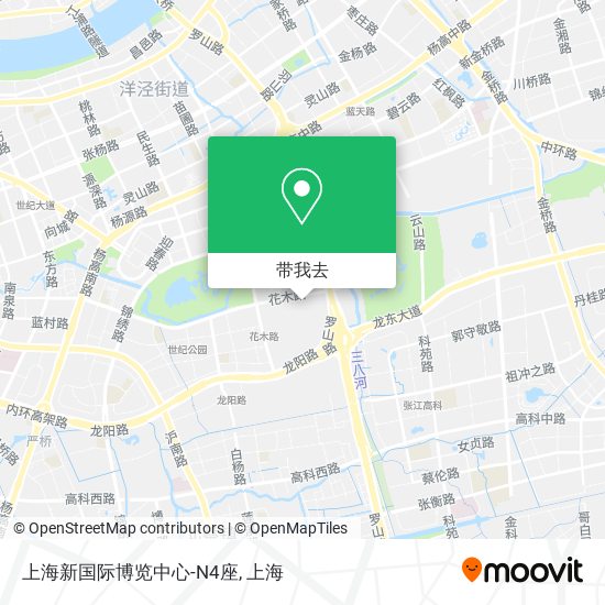 上海新国际博览中心-N4座地图