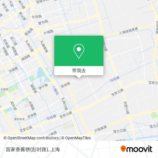 苗家香酱饼(彭封路)地图