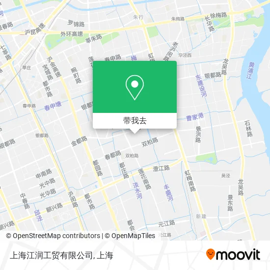 上海江润工贸有限公司地图