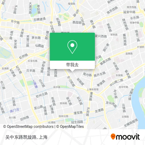 吴中东路凯旋路地图