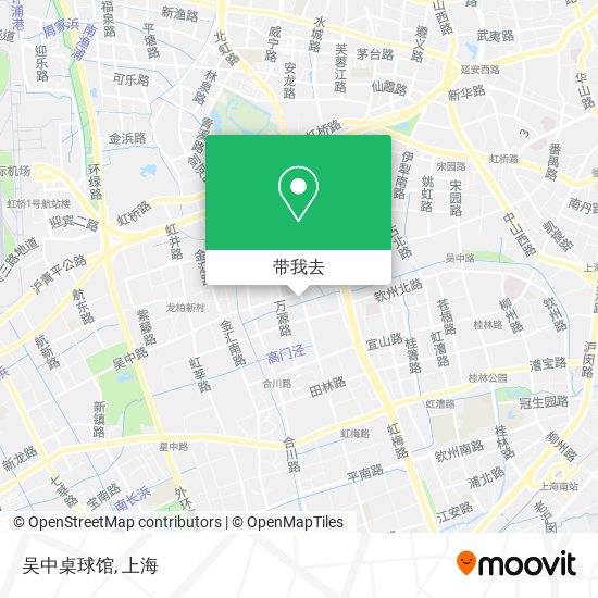 吴中桌球馆地图