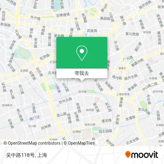 吴中路118号地图