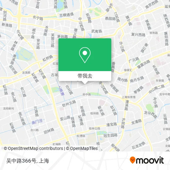 吴中路366号地图