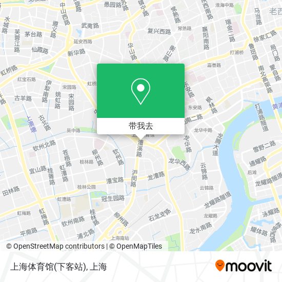 上海体育馆(下客站)地图