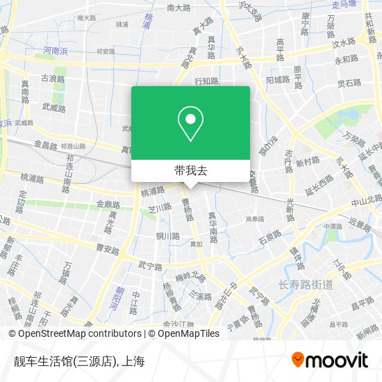 靓车生活馆(三源店)地图